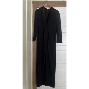 Ralph Lauren Crepe Black Gown